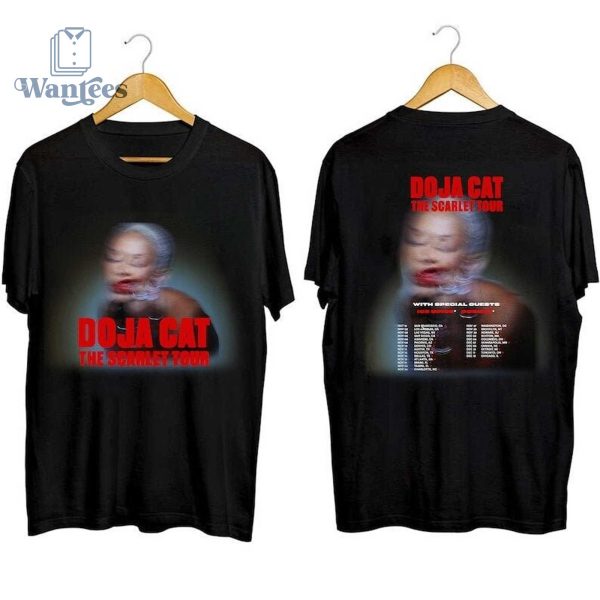 Doja Cat The Scarlet Tour 2023 2 Side-Printed Shirt