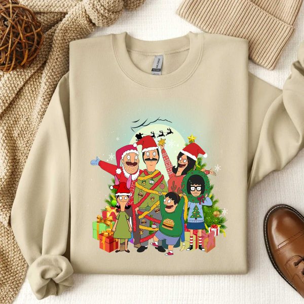 Bob Burger Ugly Christmas Family Shirt