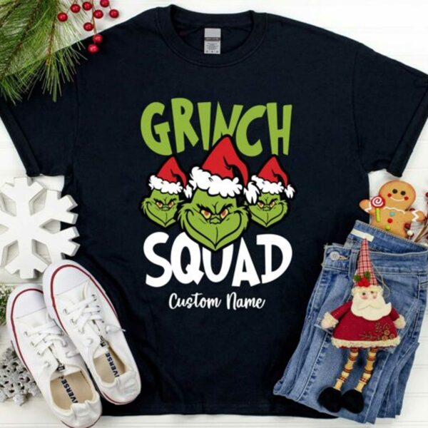 Personalized Grinch Squad Shirt