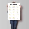 F1 Legends Signature Limited Print