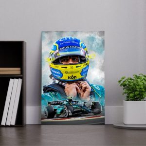 Fernando Alonso Aston Martin F1 2023 Poster