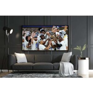 Golden State Warriors 2022 Western Conference Finals Champions Canvas Poster