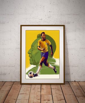 Pele The Legend Of Football Print Art Poster