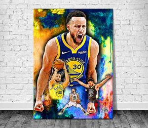 Stephen Curry Golden State Warriors NBA Poster