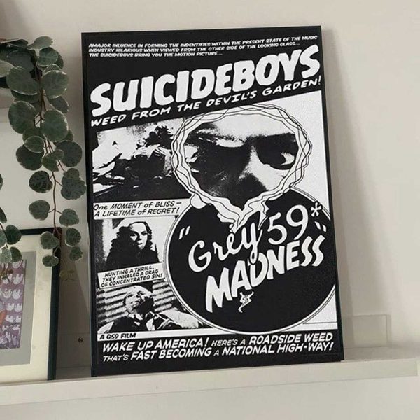 Suicideboys Grey 59 Madness Poster