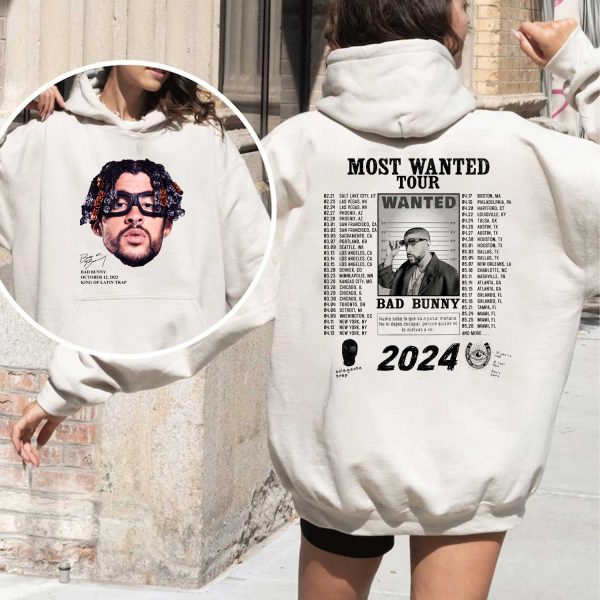 Bad Bunny Most Wanted Tour 2024 Shirt