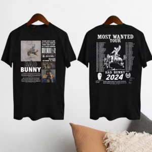 Bad Bunny Most Wanted Tour 2024 Shirt