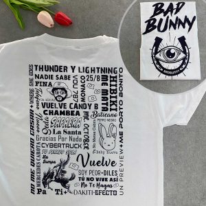 Bad Bunny Song List Shirt