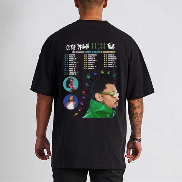 Chris Brown On The Back Shirt