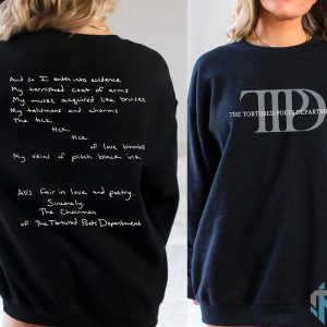 Taylor Swift Tortuned Poets Department Shirt