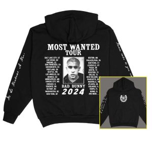 Bad Bunny Most Wanted Tour 2024 Shirt