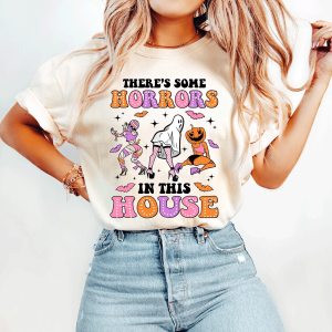 There’s Some Horrors In This House Shirt, Spooky Vibes Shirt