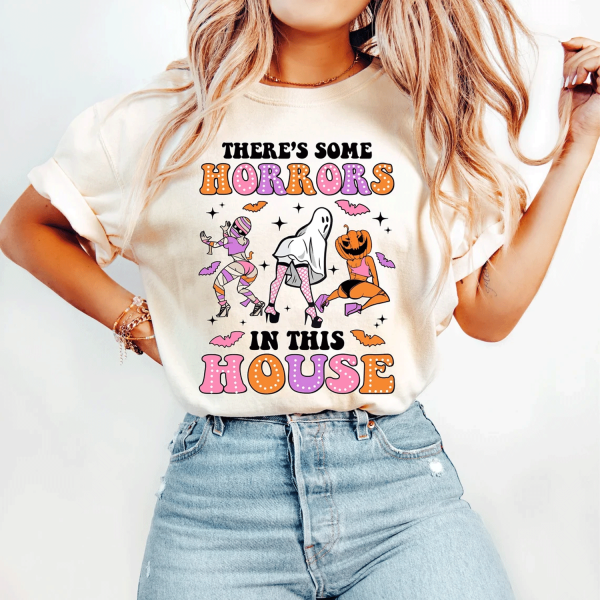 There’s Some Horrors In This House Shirt, Spooky Vibes Shirt