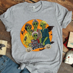 The Golden Ghouls, Horror Movie Shirt, Pumpkin Tee Shirt, Spooky Mama Shirt