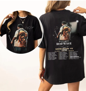 Rod Wave Shirt, Rod Wave Last Lap Tour Music Tee, Rod Wave Rapper T-shirt