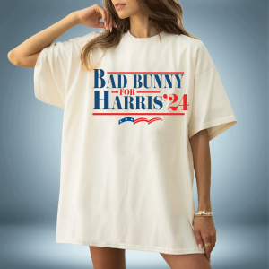 Bad Bunny For Harris 2024 Shirt, Vote Blue