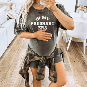 In My Pregnant Era Sweatshirt,  Pregnancy Announcement Shirt