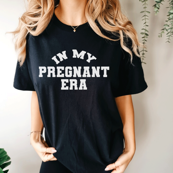 In My Pregnant Era Sweatshirt,  Pregnancy Announcement Shirt