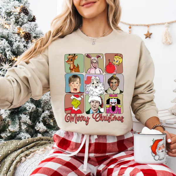 Merry Christmas Sweatshirt, Christmas Movie T-shirt, Home Alone Movie Tee