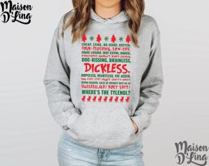 Dickless Christmas Vacation Shirt, Christmas 90s Movie Shirt Hoodie