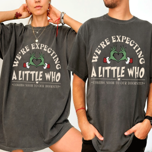 Couple Expecting A Little Who Sweatshirt,  Pregnancy Announcement Shirt