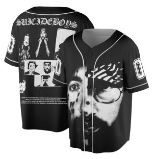 Limited Suicide Boys Black Metal Jersey, Gift For G59 Fans