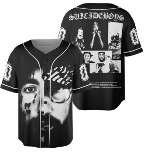 Limited Suicide Boys Black Metal Jersey, Gift For G59 Fans