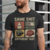 Same Shit Different Hat Shirt, Anti Trump Political Shirt, Funny Protest Graphic Tee, Dark Humor Shirt, Antifa, Abolish ICE Shirt, Fuck Ice